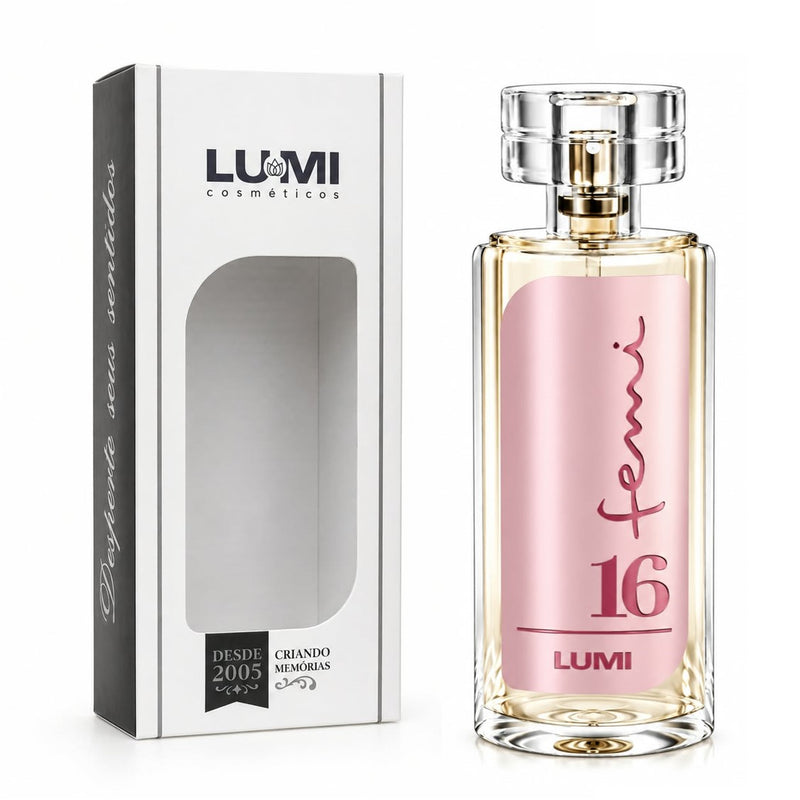 Perfume Feminino Femi 16 105 ml – Inspiração 212 Sexy