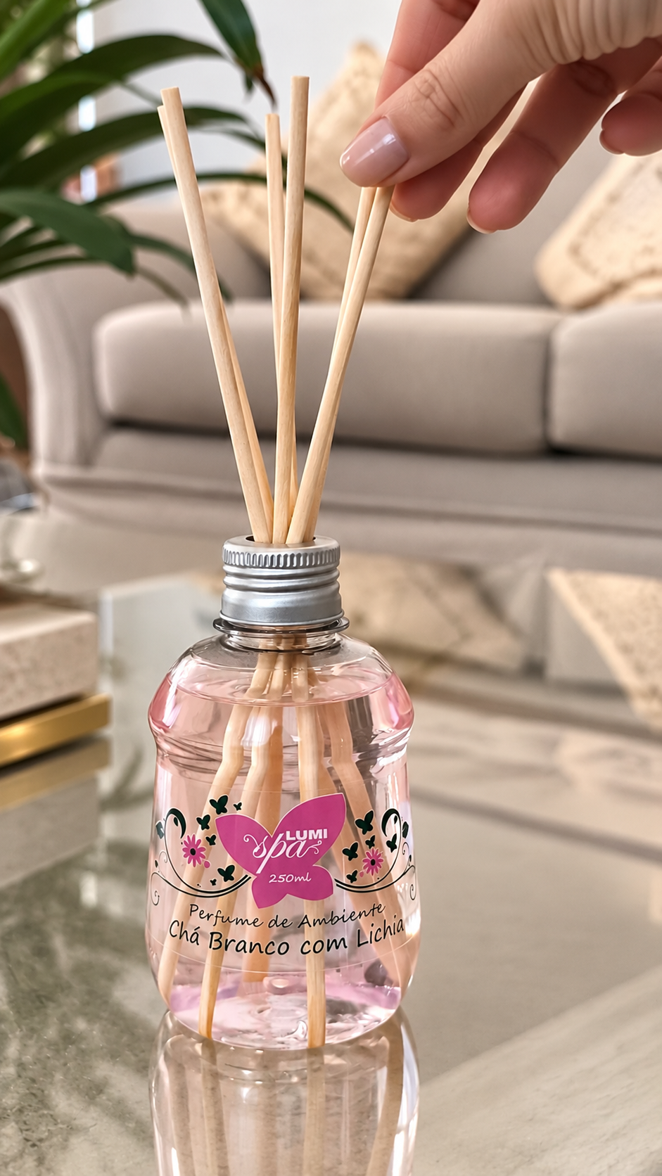 Perfume de Ambiente Chá Branco com Lichia