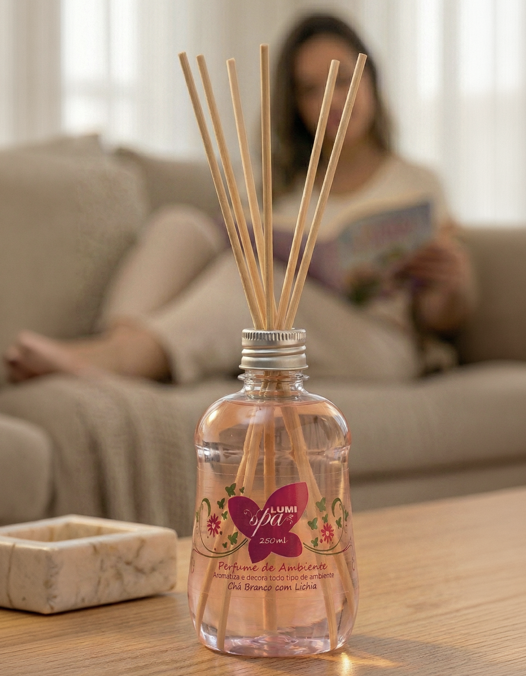 Perfume de Ambiente Chá Branco com Lichia