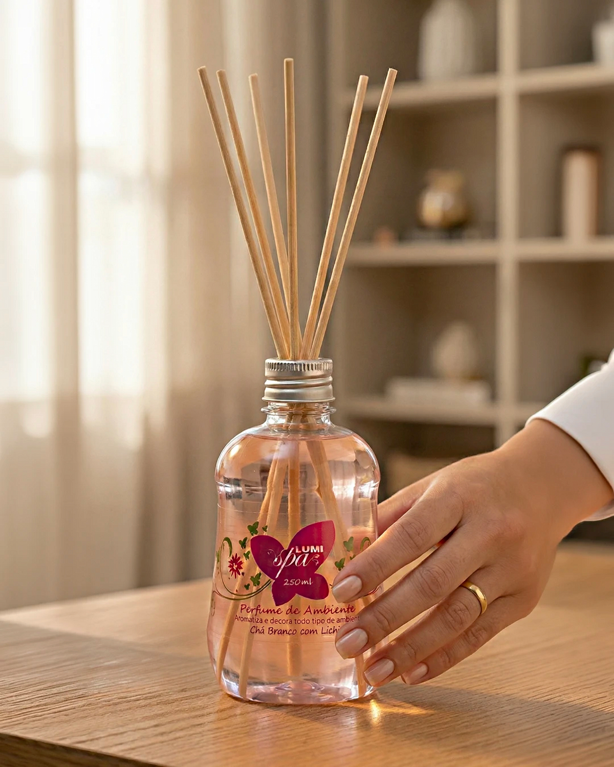 Perfume de Ambiente Chá Branco com Lichia