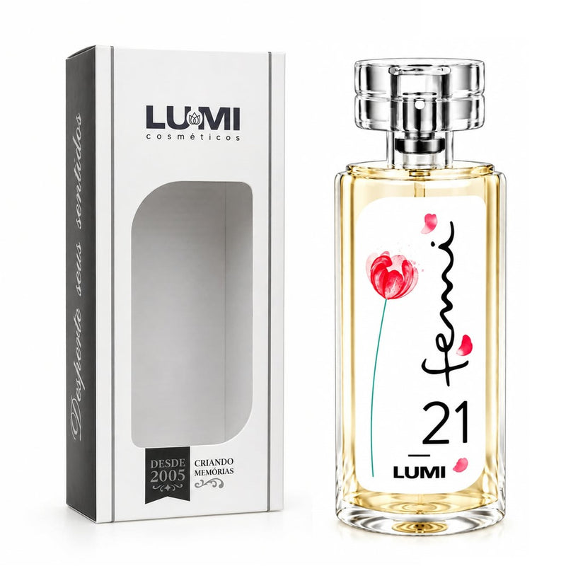 Perfume Feminino Femi nº 21 105 ml – Inspiração Flower By Kenzo